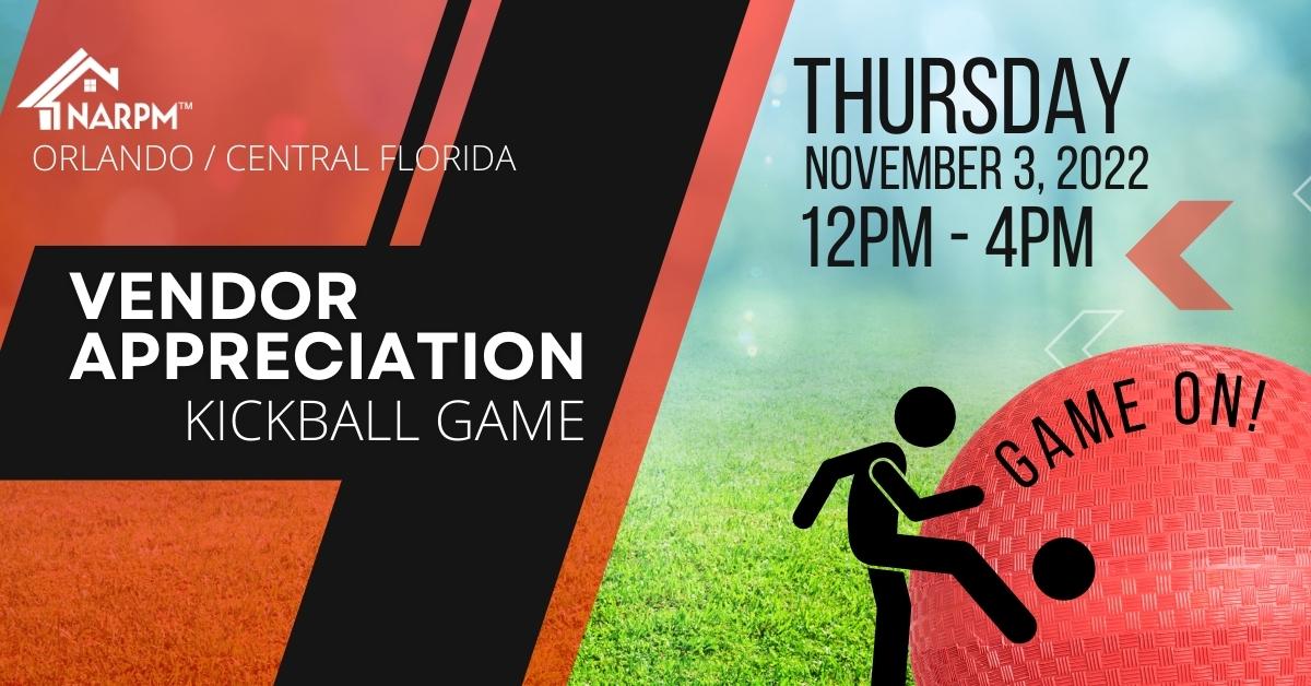 narpm orlando kickball Nov 2022 Florida State Chapter